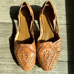 Stori leather Huarache braided sandals size 7.5